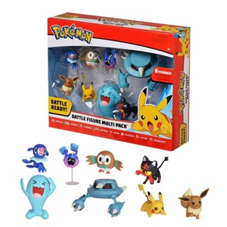 8 Pcs Set Pokemon Pocket Monsters Mega Battle Figure Multi Pack Figures Set