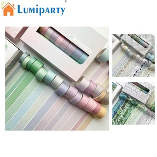 Lumiparty เทปวาชิ กว้าง 1-2 ซม. ยาว 3 เมตร สไตล์วินเทจ สําหรับตกแต่งสมุด 30 ม้วน