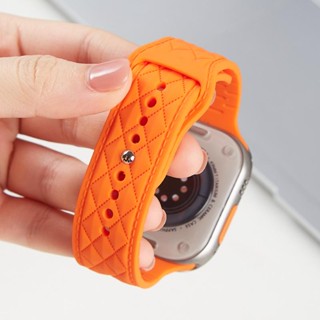 Silicone Watch Strap Band For iwatch Band Ultra 49/45/44/42mm 41/40/38mm iwatch Series 3 4 6 7 8 SE Bracelet