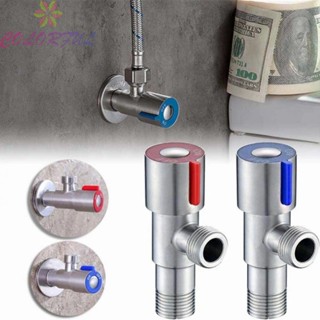 【COLORFUL】Angle Valve Toilet Valves for Kitchen Sink Tap Triangle Valve Hot-Cold