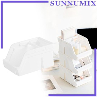 [Sunnimix] ตะกร้าเก็บของ อเนกประสงค์ จุของได้เยอะ สําหรับห้องน้ํา เคาน์เตอร์ โต๊ะเครื่องแป้ง ลิ้นชัก