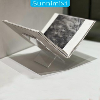 [Sunnimix1] ขาตั้งหนังสืออะคริลิค ขนาดเล็ก สําหรับอ่านหนังสือ สูตรอาหาร