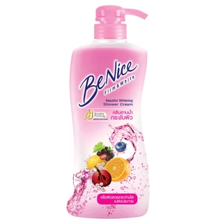 Benice บีไนซ์ ครีมอาบน้ำ ผิวสวยกระจ่างใส ชุ่มชื้น ชนิดขวด ถุงเติม 400มล.