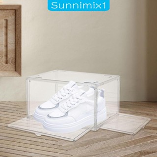 [Sunnimix1] กล่องรองเท้าผ้าใบ ปิดตู้รองเท้า สําหรับผู้ชาย ผู้หญิง