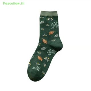 Peacellow ถุงเท้ากีฬาลําลอง ผ้าฝ้าย ระบายอากาศ สไตล์เกาหลี โลลิต้า น่ารัก ใส่สบาย แฟชั่นสําหรับผู้หญิง นักเรียน 1 คู่