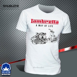 เสื้อยืด ผ้าฝ้าย พิมพ์ลาย Uomo Lambretta Innocenti 50 125 150 สไตล์วินเทจ อิตาลี แฟชั่นฤดูร้อน สําหรับผู้ชาย