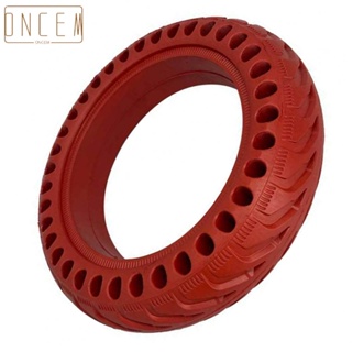 【ONCEMOREAGAIN】Solid Tyre 8.5 Inch 860g Accessories No Need To Inflate Parts Red Rubber