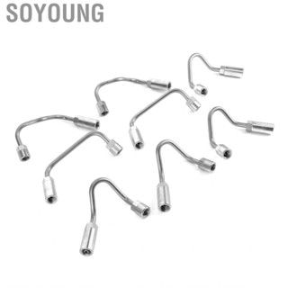 Soyoung 8pcs Fuel Injector Line Set Cylinders 1-8 97378825 Fit for GM Chevy 2004.5-2005 6.6L LLY Duramax