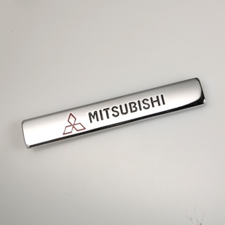 สติกเกอร์โลหะ ป้องกันรอยขีดข่วน สําหรับติดตกแต่งรถยนต์ Mitsubishi