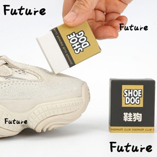 Future ยางลบทําความสะอาดรองเท้า หนังแกะธรรมชาติ แบบพกพา