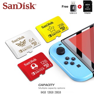 การ์ดหน่วยความจํา 64GB 128GB 256GB 400GB SDXC ความเร็วสูง Micro SD TF Card สําหรับ Nintendo Switch