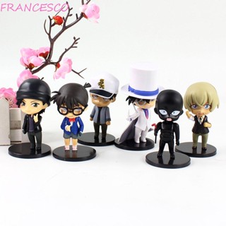 Francesco ตุ๊กตาฟิกเกอร์ PVC รูปนักสืบโคนัน Rei Akai Shuuichi Detective Conan Kiddo Hattori ของเล่นสําหรับเด็ก