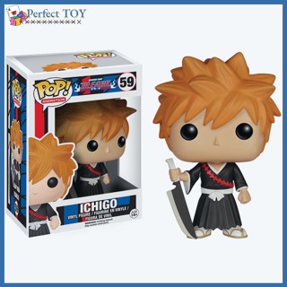 Pst Funko Pop ฟิกเกอร์ Bleach Kurosaki Ichigo ของเล่น ของขวัญวันเกิด วันหยุด