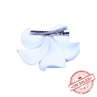 กิ๊บติดผมโฟม รูปไข่ดอกไม้ ขนาดเล็ก สําหรับชายหาด DIY V5L4