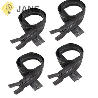 Jane ซิปล็อคเต็นท์ ไนล่อน 80 ซม. ทนทาน อุปกรณ์เสริม สําหรับเย็บผ้า DIY 4 ชิ้น