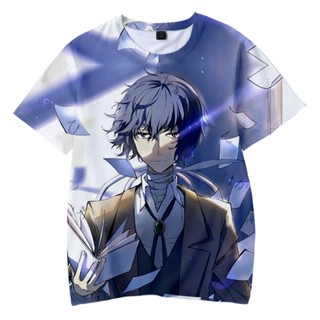 เสื้อยืด พิมพ์ลาย Bungo Stray Dogs สไตล์ฮาราจูกุ 2022