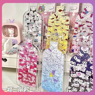 Creative Sanrio Bottle Jigsaw Puzzle Diy Toy Kawaii Kuromi Cinnamoroll Melody Sanrio Bottle Acrylic Tabletop Children Best Birthday Decoration [COD]