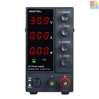 [ขายดี] Wanptek NPS3010W สวิตช์พาวเวอร์ซัพพลาย DC 3 หลัก 0-30V 0-10A ความแม่นยําสูง ขนาดเล็ก AC 115V 230V 50 60Hz