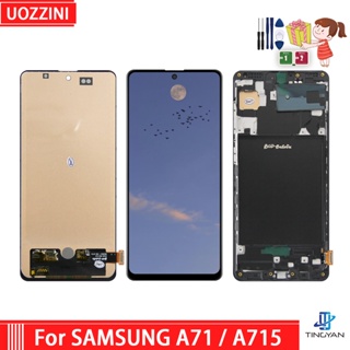 หน้าจอแสดงผล LCD คุณภาพสูง แบบเปลี่ยน สําหรับ Samsung Galaxy A71 A715 A715F A715FD AAA