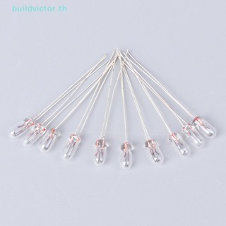 Buildvictor ไฟแดชบอร์ดรถยนต์ 10 ชิ้น | หลอดไฟ T3 Led สําหรับติดรถยนต์ | หลอดไฟ LED 12 โวลต์ สําหรับรถยนต์