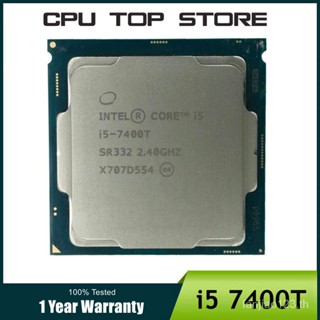 โปรเซสเซอร์ CPU Intel Core i5-7400T i5 7400T 2.4 GHz Quad-Core Quad-Thread 6M 35W LGA 1151