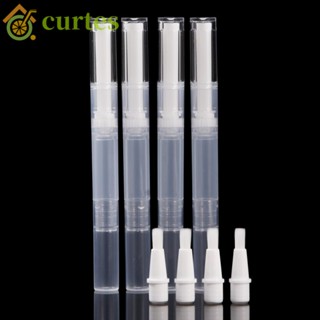 Curtes ขวดเปล่า สําหรับใส่เครื่องสําอาง ปากกา ขนตา 3 มล. พร้อมแปรง