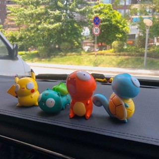 ฟิกเกอร์ Pokemon Silly Gk Kawaii Big Eye Pikachu Squirtle Charmander Bulbasaur ของเล่นสําหรับเด็ก