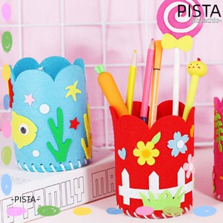 Pista กล่องเก็บปากกา ผ้านอนวูฟเวน แฮนด์เมด สําหรับเด็ก
