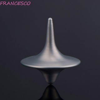 Francesco ของเล่นปั่น โลหะสเตนเลส สังกะสี สีเงิน 1 ชิ้น สําหรับเด็ก