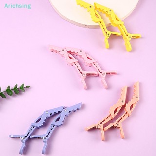 &lt;Arichsing&gt; กิ๊บปากจระเข้ หลากสี สําหรับร้านทําผม 6 ชิ้น