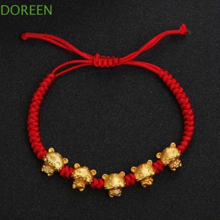 Doreen สร้อยข้อมือ เชือกทอ ลายการ์ตูนสัตว์ ของขวัญปีใหม่ ไม่ซ้ําใคร สําหรับผู้ชาย ผู้หญิง