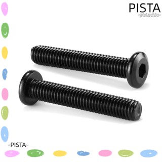 Pista ซ็อกเก็ตหกเหลี่ยม สเตนเลส 304 หัวแบน M6*45 มม. สีดํา 20 ชิ้น