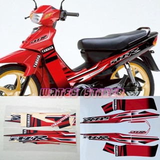 สติกเกอร์รูปลอก สีแดง สีดํา สําหรับติดตกแต่ง yamaha Antem fiz r f1 zr