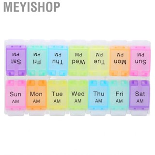 Meyishop Pills 14 Grids 2 Weeks Multiple Colors Large  Separate