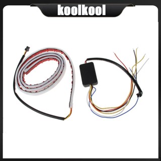 Kool แถบไฟ LED 12V 120 ซม. 12V กันน้ํา ยืดหยุ่น สําหรับติดตกแต่งภายในรถยนต์ DRL