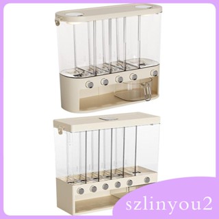 [szlinyou2] เครื่องจ่ายซีเรียล พร้อมฝาปิด อเนกประสงค์ 10 กก. สําหรับเคาน์เตอร์