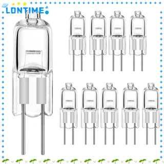 Lontime หลอดไฟฮาโลเจน 10W 50W 12V LED 10 ชิ้น