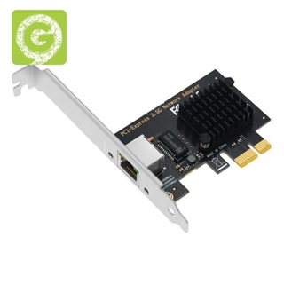 Ssu อะแดปเตอร์การ์ดเครือข่าย LAN PCI Express 2.5Gbps Gigabit Ethernet PCIE 1 พอร์ต RJ45 สําหรับชิป I225V เดสก์ท็อป PC