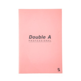 Double A สมุดบันทึกมุงหลังคา 70แกรม ชมพู   Professional