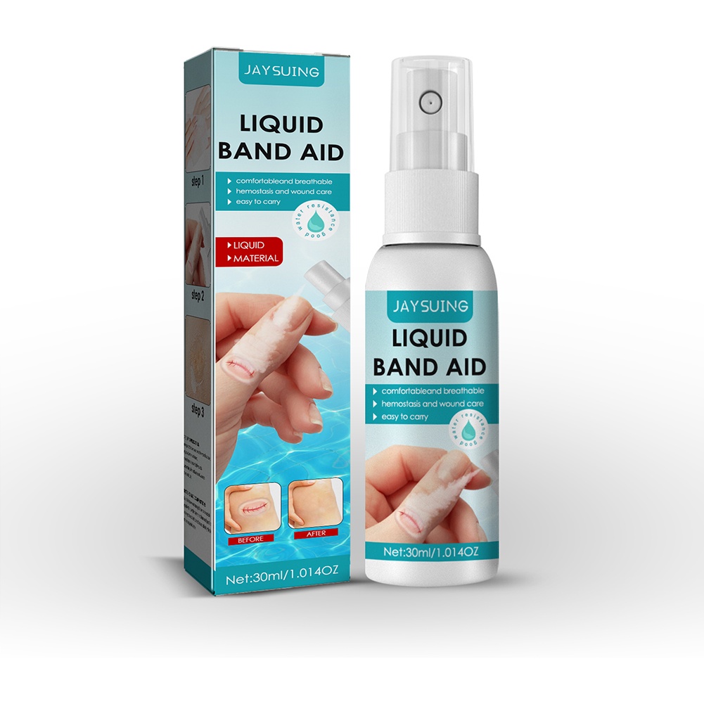 JAYSUING Liquid Bandage Spray กันน้ําและ Breathable กันน้ํา Wound Care สะดวก Breathable Revolutionar