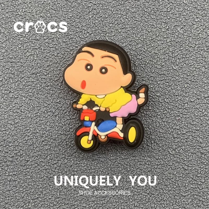 อุปกรณ์เสริมหัวเข็มขัด รูปชินจัง สําหรับตกแต่งรองเท้า Crocs DIY