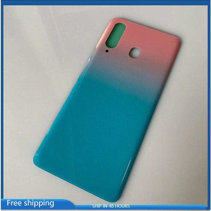 สําหรับ Samsung Galaxy A8S แก้วแบตเตอรี่ด้านหลังฝาครอบประตูเปลี่ยนชิ้นส่วนสําหรับ Samsung A8S SM-G88