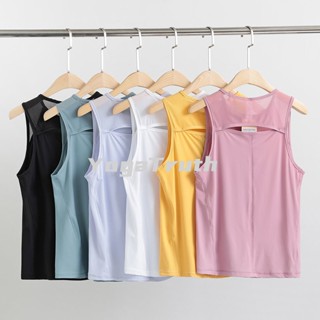 [YOGATRUTH] เสื้อแขนกุด ทรงหลวม เหมาะสำหรับโยคะ ฟิตเนส และวิ…