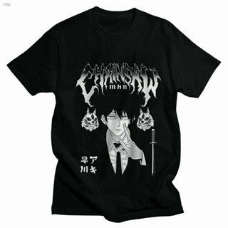 YF41 ✙Chainsaw Man เสื้อยืดผู้ชายแขนสั้นผ้าฝ้ายแท้เสื้อยืดสันทนาการ Anime Manga Aki Hayakawa Tshirt