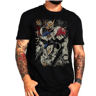 Gundam Print Tshirt Men Women Gundam Robot Unisex T-shirt Black O-Neck Casual Fashion Streetwear Gift T-shirt Teesh_01