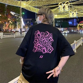 National Trendy Hong Kong Style High Street Graffiti Mahjong Printed Short-Sleeved T-Shirt Men Women Unique Hip-Hop_01