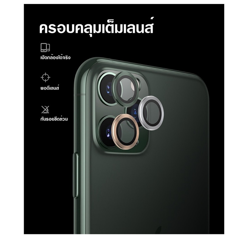(ทั้งชุด)ฟิล์มเลนส์กล้องSingle Camera Filmฟิล์มกล้อง สำหรับไอโฟน12 ฟิล์มกล้องfor iphone 12/12mini/12 Pro/12 Promax
