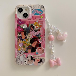 เคสโทรศัพท์มือถือแบบนิ่ม ลายสโนว์ไวท์ สําหรับ Iphone 11 12 12Pro 12ProMax 13 13Pro 13ProMax 14 14Pro 14ProMax