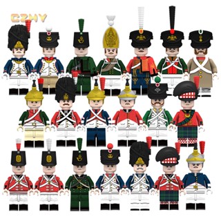 ของเล่นตัวต่อฟิกเกอร์ Napoleonic Wars UK Britain Infantry Soldier British Fusilier ขนาดเล็ก สําหรับเด็ก