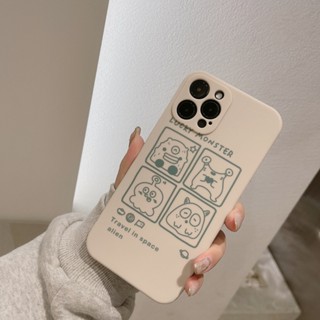 เคสโทรศัพท์มือถือ แบบนิ่ม ลายการ์ตูนมอนสเตอร์ สําหรับ Apple Iphone 11 14 11 12 14plus 8 XR Xs 13promax